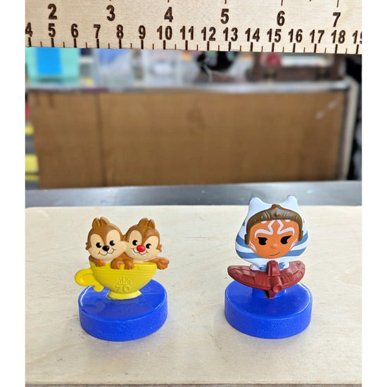 Disneyland 70th Anniversary Chip & Dale Teacup And Ahsoka Tano McDonalds Toys Co