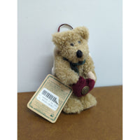 Boyds Archive Collection Ariel Bear Ornament With Heart 1990-1997 Handmade Plush 5 Inches