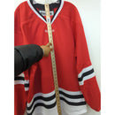 Reebok Chicago Blackhawks Red Hockey Jersey #22 Large New With Tags