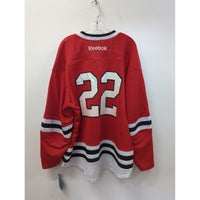 Reebok Chicago Blackhawks Red Hockey Jersey #22 Large New With Tags