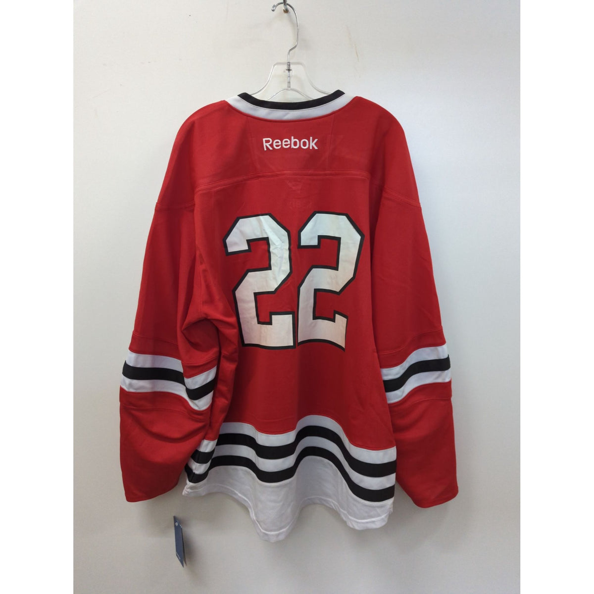 Reebok Chicago Blackhawks Red Hockey Jersey #22 Large New With Tags