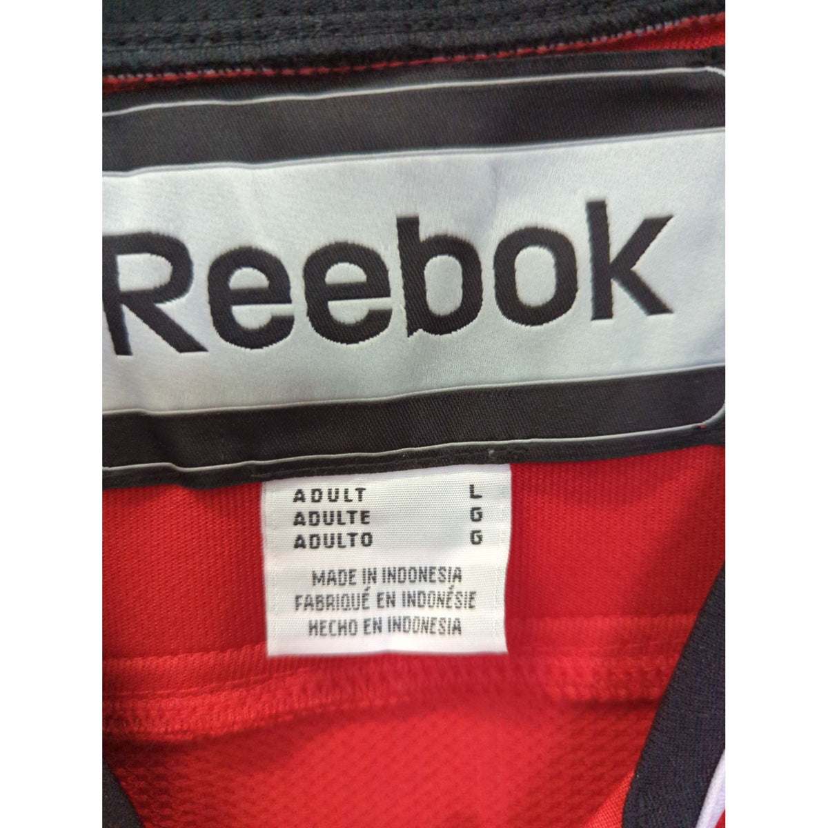 Reebok Chicago Blackhawks Red Hockey Jersey #22 Large New With Tags