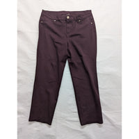 Avenue Womens Burgundy Stretch Pants Size 18 Average