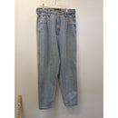 Vintage High-Waisted Light Wash Denim Jeans Size 13 Made In USA