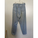 Vintage High-Waisted Light Wash Denim Jeans Size 13 Made In USA