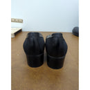 Sesto Meucci Black Slip-On Loafers Womens Size 8M Made In Italy Elegant Style