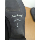Sesto Meucci Black Slip-On Loafers Womens Size 8M Made In Italy Elegant Style