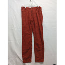 Pilcro & The Letterpress Red Floral-Embossed Straight-Leg Pants Womens Size 29