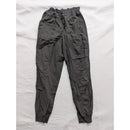 Charcoal Gray Ribbed Athletic Jogger Pants Lightweight Performance Wear