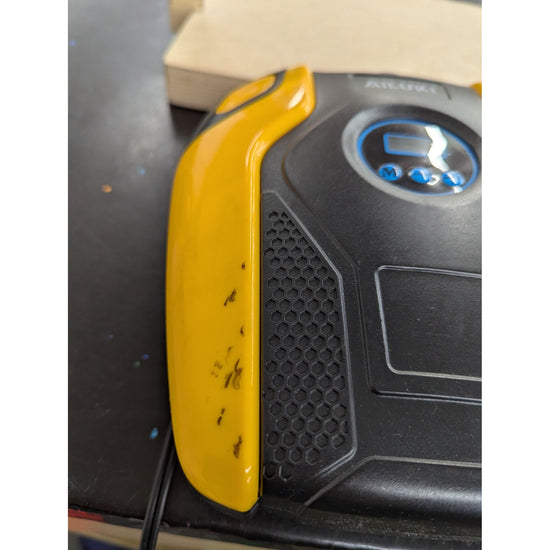 Ailuki Portable Air Compressor Tire Inflator With Digital Display & LED Light Black & Yellow