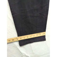 Dockers Mens 32x27 Black Weekend Chino High Straight Ankle Pants WaterLess Stretch