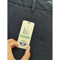 Dockers Mens 32x27 Black Weekend Chino High Straight Ankle Pants WaterLess Stretch