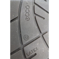Ecco Mens Brown Leather Loafers Size 43 Casual Slip-On Shoes