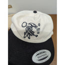 Uncollared Olive Works USA Snapback Hat With Black Brim & Graphic Logo