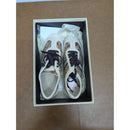 Coach Womens Beyla Sneakers Khaki/Parchment Signature Print Size 6 With Box