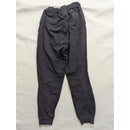 Mens Elastic Waistband Jogger Pants L Black With Pockets