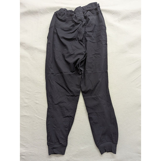 Mens Elastic Waistband Jogger Pants L Black With Pockets