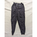 Mens Elastic Waistband Jogger Pants L Black With Pockets