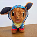Build-A-Bear Pokémon Eevee Plush With Poké Ball Hoodie