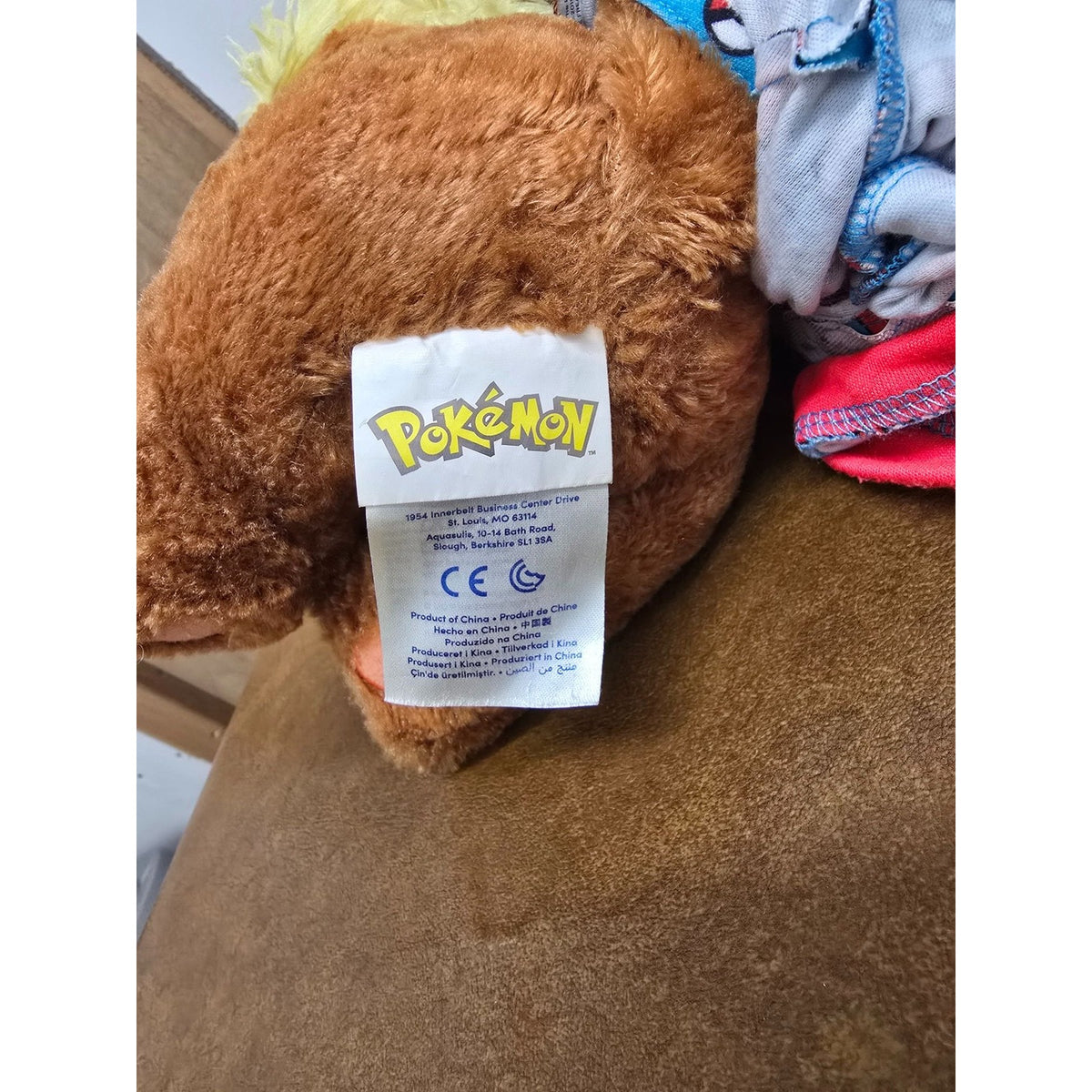 Build-A-Bear Pokémon Eevee Plush With Poké Ball Hoodie