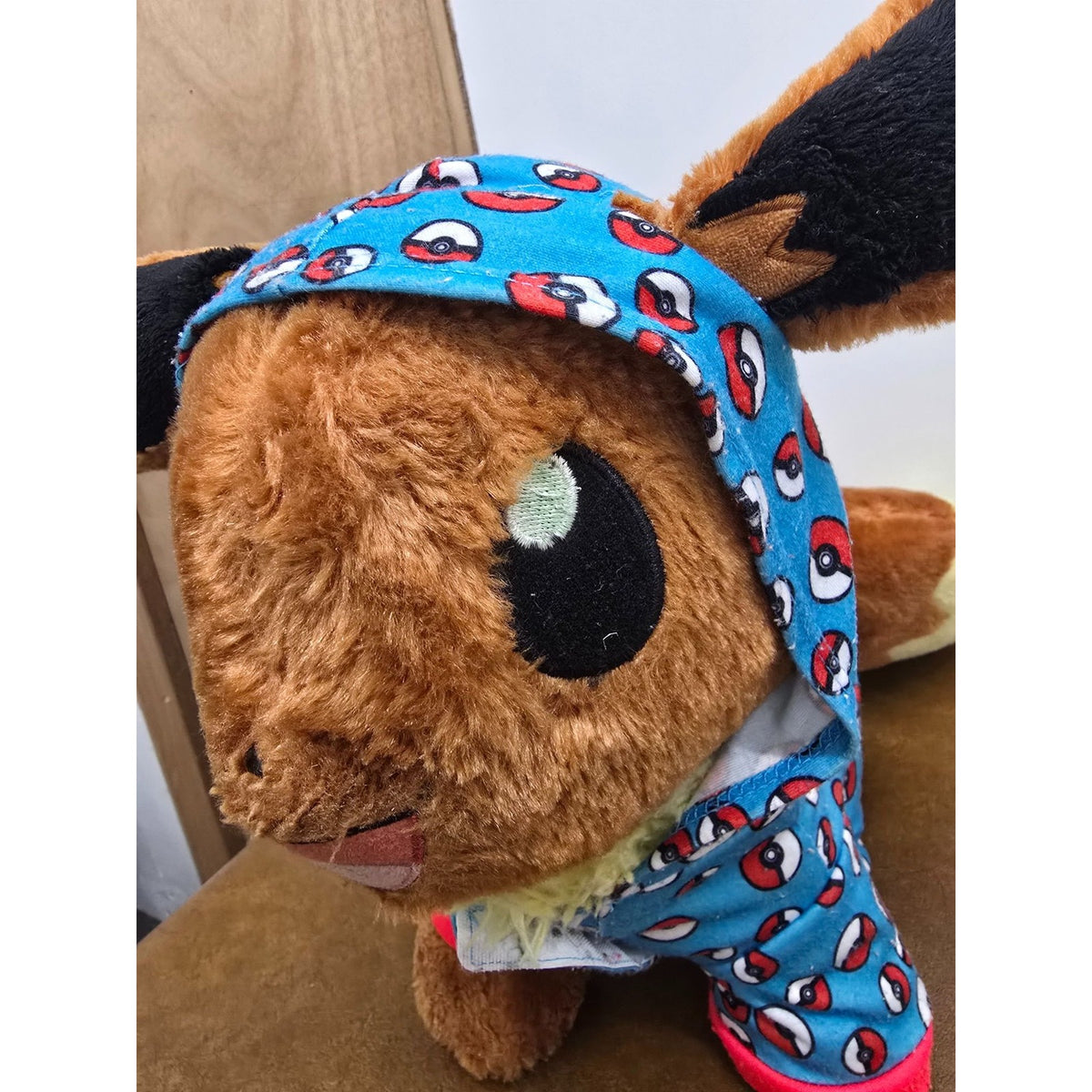 Build-A-Bear Pokémon Eevee Plush With Poké Ball Hoodie
