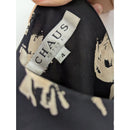 Chaus Petite Floral Short Sleeve Dress Size 4 Black/Beige Polyester