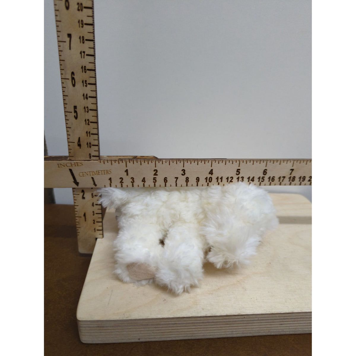 Small Plush White Dog Toy - Soft Stuffed Animal - 4 Inches - Adorable Design For Kids Or Collectors