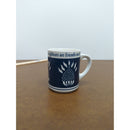 Neighbors Are Friends Mug By Abbey Press St. Meinrad Indiana Blue & White Ceramic 2.5" Miniature Cup