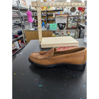Bass Marietta II Tan Leather Tassel Loafers Mens Size 7M Made In Brazil