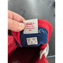 Vans Sk8-Hi Flag Print Canvas Sneakers US 8 Men / 9.5 Women Red White & Blue High Tops
